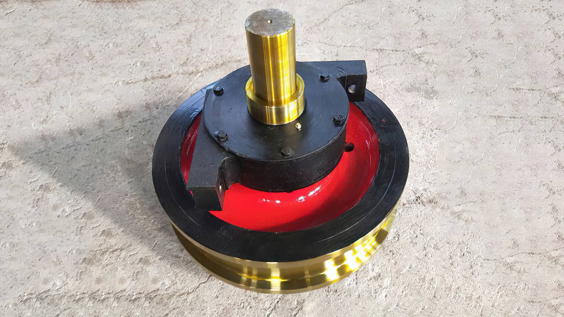 液压倾斜滚轮架托轮车轮(图3) 液压倾斜滚轮架托轮车轮(图3)